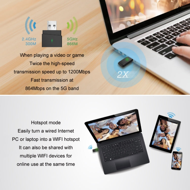 BT5.0 AC1200M Dual Band 2.4G+5.8G USB3.0 Wireless Gigabit Network Card, AC1200M USB3.0 BT5.0 AC1200M Dual Band 2.4G+5.8G USB3.0 Wireless Gigabit Network Card, AC1200M USB3.0